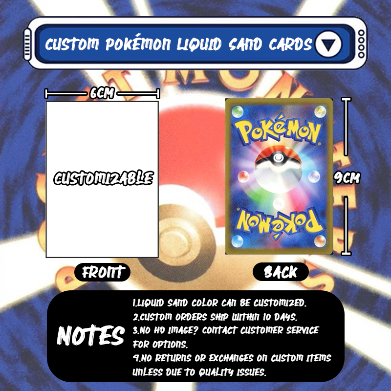 Lucario V STAR Card Quicksand Keychain