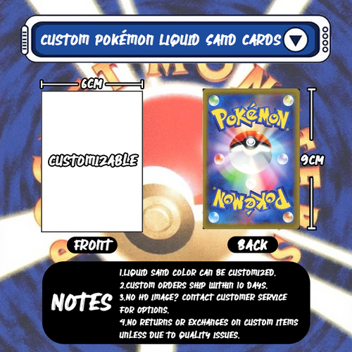 Charizard EX SIR Card Quicksand Keychain